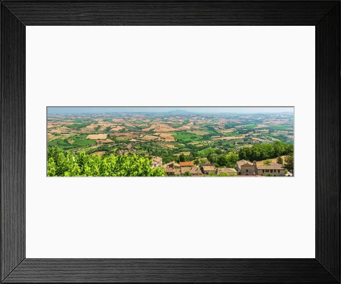 Framed Print : europe, Italy, The Marches. The scenic view of the hills of the Marches Landscape seen from Cingoli Framed Print : europe, Italy, The Marches. The scenic view of the hills of the Marches Landscape seen from Cingoli