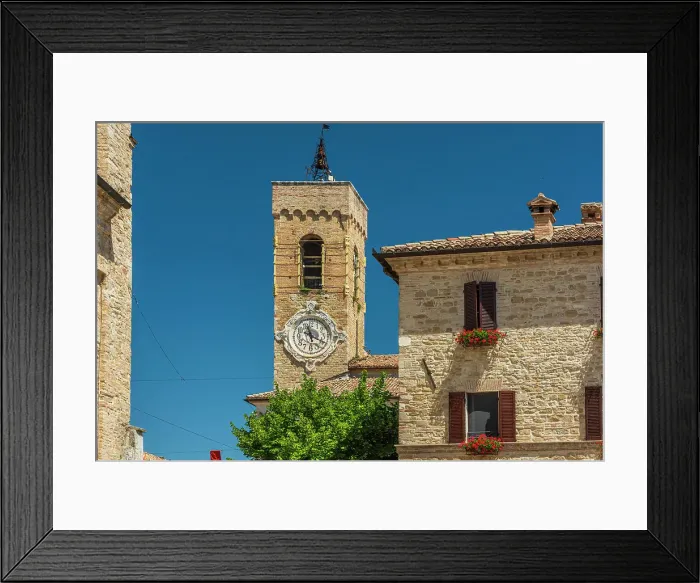 Framed Print : europe, Italy, The Marches. The municipality of Cingoli Framed Print : europe, Italy, The Marches. The municipality of Cingoli