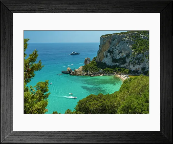 Framed Print : Europe, Italy, Sardinia. View of Cala Luna Framed Print : Europe, Italy, Sardinia. View of Cala Luna