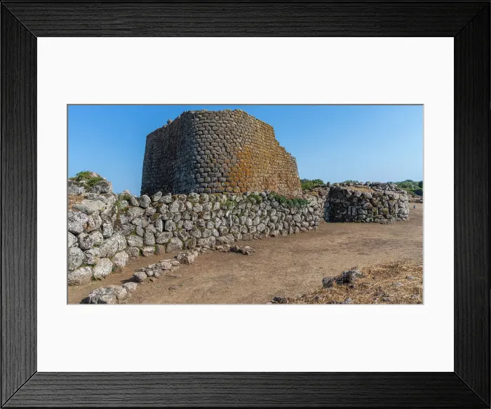Framed Print : Europe, Italy, Sardinia. The archeologic site of Nuraghe Losa, a prehistoric building Framed Print : Europe, Italy, Sardinia. The archeologic site of Nuraghe Losa, a prehistoric building
