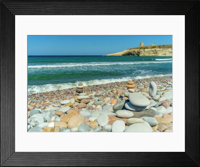 Framed Print : Europe, Italy, Sardinia. The beach of Santa Caterina di Pittinuri Framed Print : Europe, Italy, Sardinia. The beach of Santa Caterina di Pittinuri