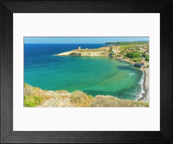 Framed Print : Europe, Italy, Sardinia. Santa Caterina di Pittinuri Framed Print : Europe, Italy, Sardinia. Santa Caterina di Pittinuri