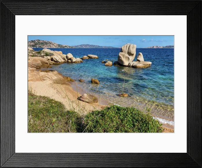 Framed Print : Italy, Sardinia, Mediterranean Sea, north coast, near Palau village Framed Print : Italy, Sardinia, Mediterranean Sea, north coast, near Palau village