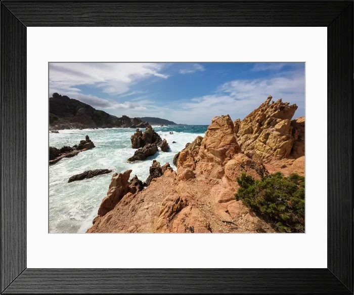 Framed Print : Italy, Sardinia, Mediterranean Sea, north coast, near Trinita d Agultu village Framed Print : Italy, Sardinia, Mediterranean Sea, north coast, near Trinita d Agultu village