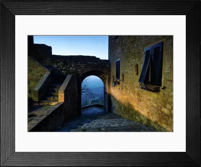 Framed Print : Italy, Tuscany, Volterra town Framed Print : Italy, Tuscany, Volterra town