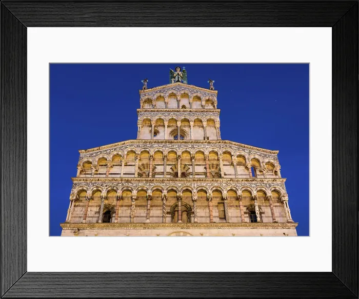 Framed Print : Italy, Tuscany, Lucca town, San Michele in Foro church Framed Print : Italy, Tuscany, Lucca town, San Michele in Foro church