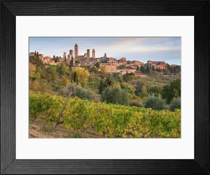 Framed Print : Italien, Tuscany, San Gimignano town Framed Print : Italien, Tuscany, San Gimignano town