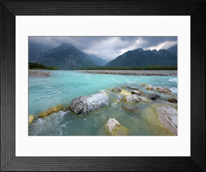 Framed Print : Italy, Friuli, Tagliamento river Framed Print : Italy, Friuli, Tagliamento river