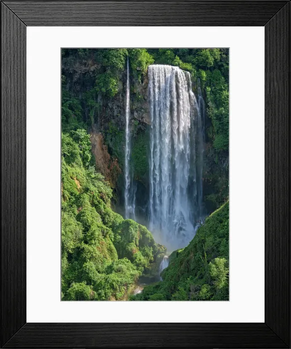 Framed Print : Italy, Umbria, Marmore falls, near Terni town Framed Print : Italy, Umbria, Marmore falls, near Terni town