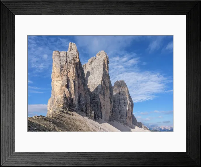 Framed Print : Tre Cime di Lavaredo, UNESCO World Heritage, Belluno, Alto Adige, Dolomites, Italy Framed Print : Tre Cime di Lavaredo, UNESCO World Heritage, Belluno, Alto Adige, Dolomites, Italy