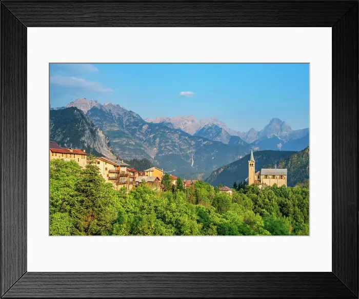 Framed Print : Valle di Cadore in the evening light, UNESCO World Heritage, Belluno, Veneto, Dolomites, Italy Framed Print : Valle di Cadore in the evening light, UNESCO World Heritage, Belluno, Veneto, Dolomites, Italy