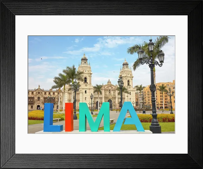 Framed Print : The Lima Metropolitan Catedral, Plaza de Armas, Lima, Peru. Lima is also known as the City of the Kings'and was declared UNESCO World Heritage site in 1988 Framed Print : The Lima Metropolitan Catedral, Plaza de Armas, Lima, Peru. Lima is also known as the City of the Kings'and was declared UNESCO World Heritage site in 1988