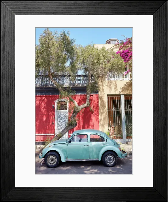 Framed Print : A vintage Volkswagen beetle car in front of a colonial house in Barranco, Lima, Peru. Lima is also known as the City of the Kings'and was declared UNESCO World Heritage site in 1988 Framed Print : A vintage Volkswagen beetle car in front of a colonial house in Barranco, Lima, Peru. Lima is also known as the City of the Kings'and was declared UNESCO World Heritage site in 1988