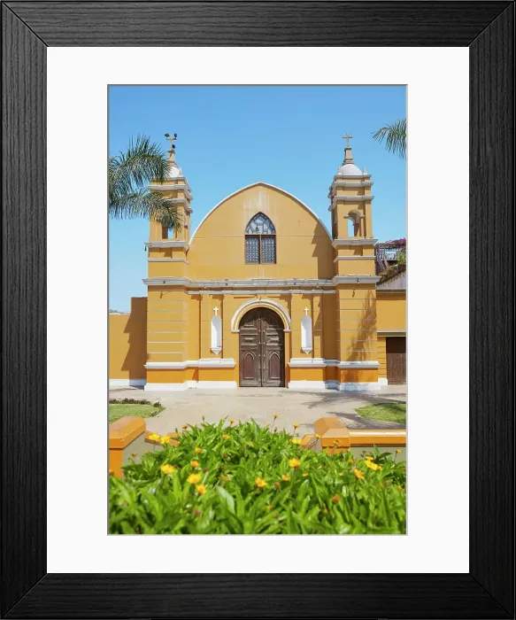 Framed Print : The Neo-Gothic style facade of La Ermita de Barranco'church, Barranco, Lima, Peru. Lima is also known as the City of the Kings'and was declared UNESCO World Heritage site in 1988 Framed Print : The Neo-Gothic style facade of La Ermita de Barranco'church, Barranco, Lima, Peru. Lima is also known as the City of the Kings'and was declared UNESCO World Heritage site in 1988