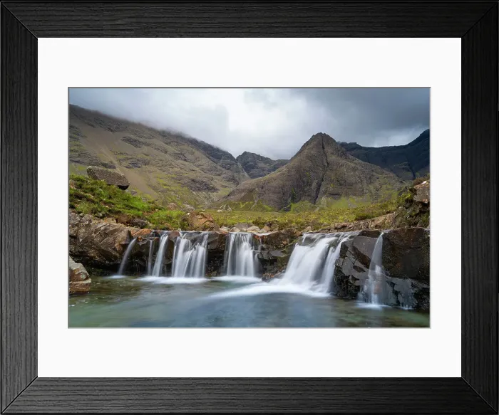 Framed Print : Cascade at Fairy Pools, Isle of Skye, Scottish Highlands, Scotland, UK Framed Print : Cascade at Fairy Pools, Isle of Skye, Scottish Highlands, Scotland, UK