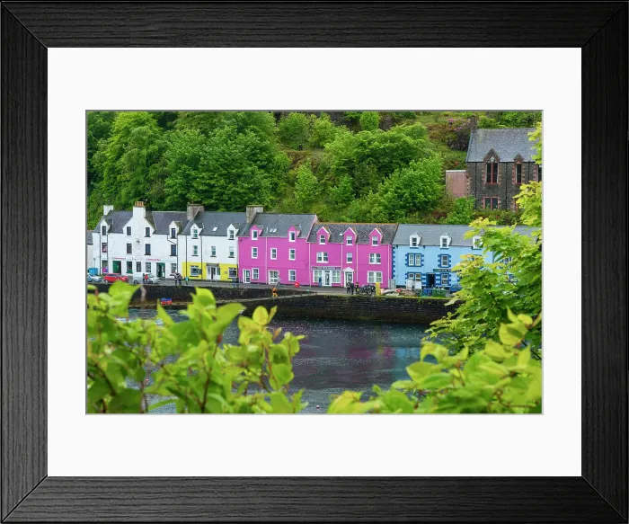 Framed Print : Colorful houses in Portree harbour, Isle of Skye, Scottish Highlands, Scotland, UK Framed Print : Colorful houses in Portree harbour, Isle of Skye, Scottish Highlands, Scotland, UK