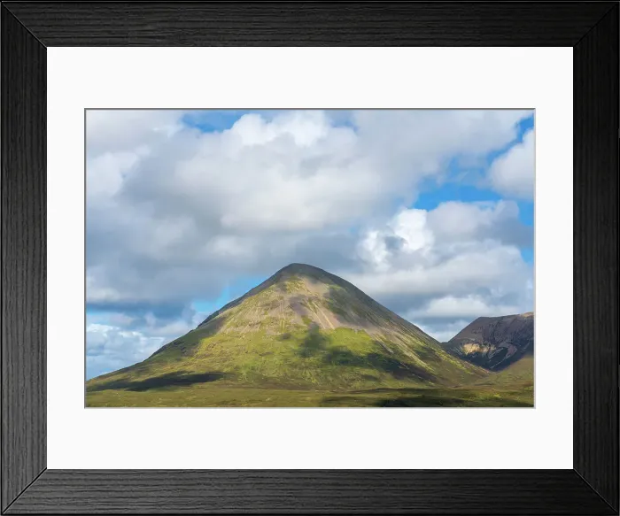Framed Print : Glamaig mountain peak against cloudy sky, near Sligachan, Isle of Skye, Scottish Highlands, Scotland, UK Framed Print : Glamaig mountain peak against cloudy sky, near Sligachan, Isle of Skye, Scottish Highlands, Scotland, UK