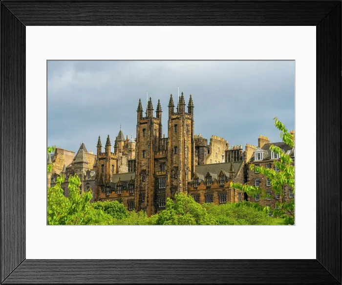 Framed Print : Low angle view of The Mound Place, UNESCO, Old Town, Edinburgh, Lothian, Scotland, UK Framed Print : Low angle view of The Mound Place, UNESCO, Old Town, Edinburgh, Lothian, Scotland, UK