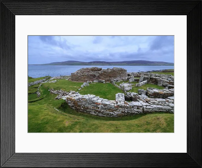 Framed Print : Broch of Gurness, Orkney, Scotland, UK Framed Print : Broch of Gurness, Orkney, Scotland, UK