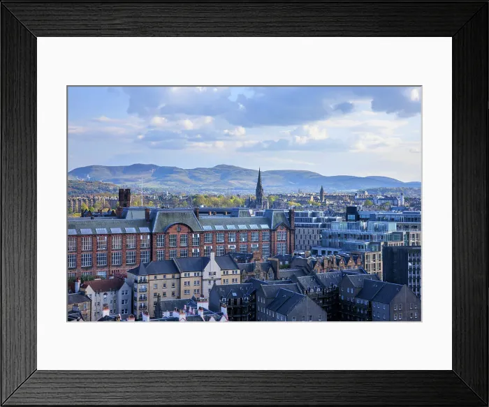 Framed Print : Edinburgh skyline from Edinburgh Castle, Edinburgh, Scotland, UK Framed Print : Edinburgh skyline from Edinburgh Castle, Edinburgh, Scotland, UK