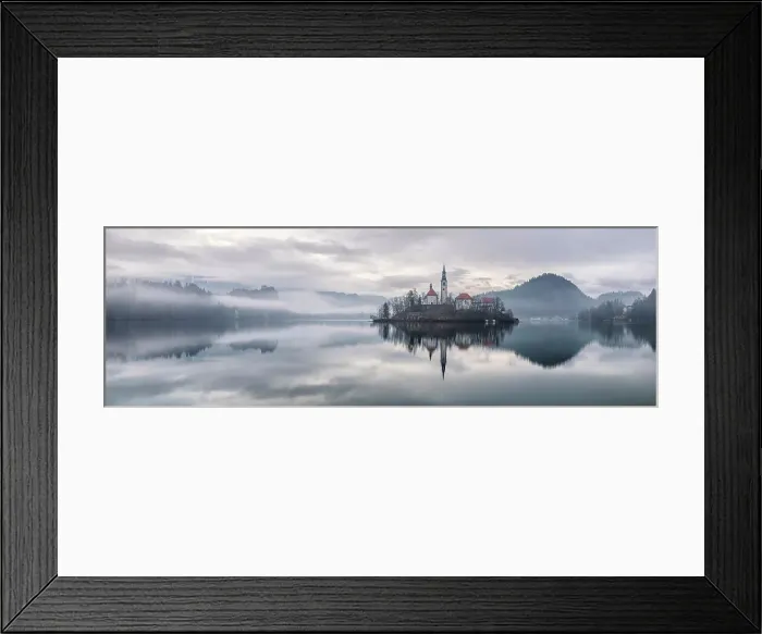 Framed Print : Lake Bled and the Church of the Assumption of St. Mary at dawn, Bled, Slovenia Framed Print : Lake Bled and the Church of the Assumption of St. Mary at dawn, Bled, Slovenia