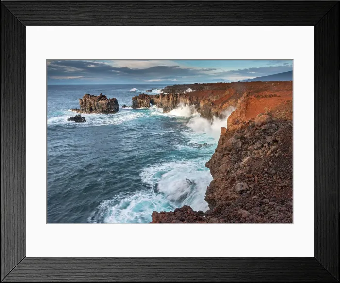 Framed Print : Spain, Canary Islands, El Hierro, Puntas de Gutierrez