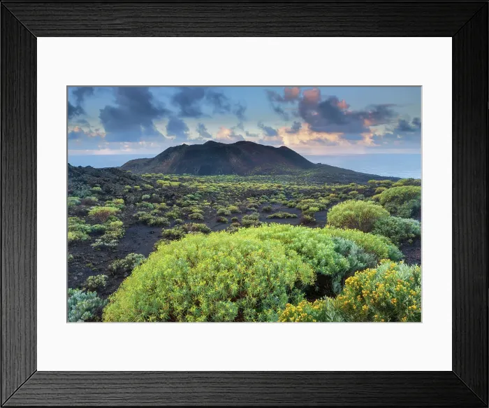 Framed Print : Spain, Canary Islands, El Hierro, Volcan Orchilla