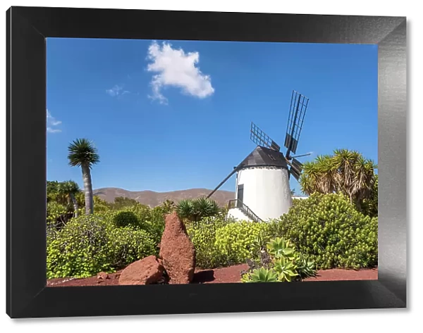 Spain, Canary Islands, Fuerteventura, Molino de Antigua, windmill