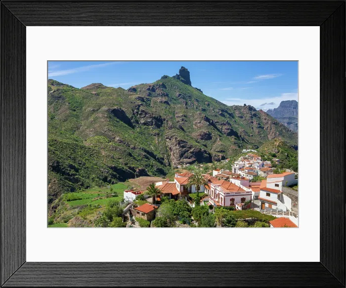 Framed Print : Spain, Canary Islands, Gran Canaria, Tejeda Framed Print : Spain, Canary Islands, Gran Canaria, Tejeda
