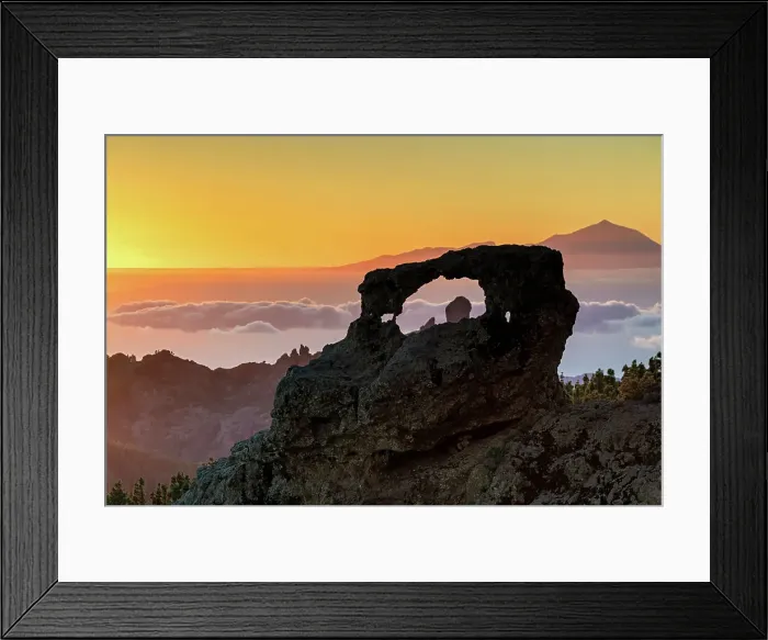 Framed Print : Spain, Canary Islands, Gran Canaria, Ventana del Nublo Framed Print : Spain, Canary Islands, Gran Canaria, Ventana del Nublo