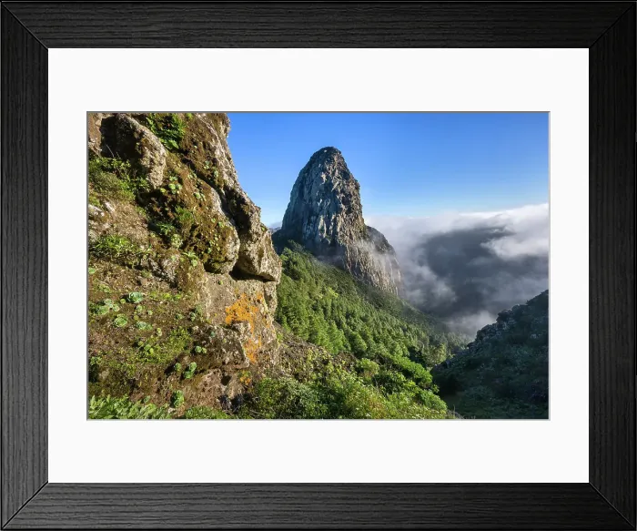 Framed Print : Spain, Canary Islands, La Gomera, Roque de Agando Framed Print : Spain, Canary Islands, La Gomera, Roque de Agando
