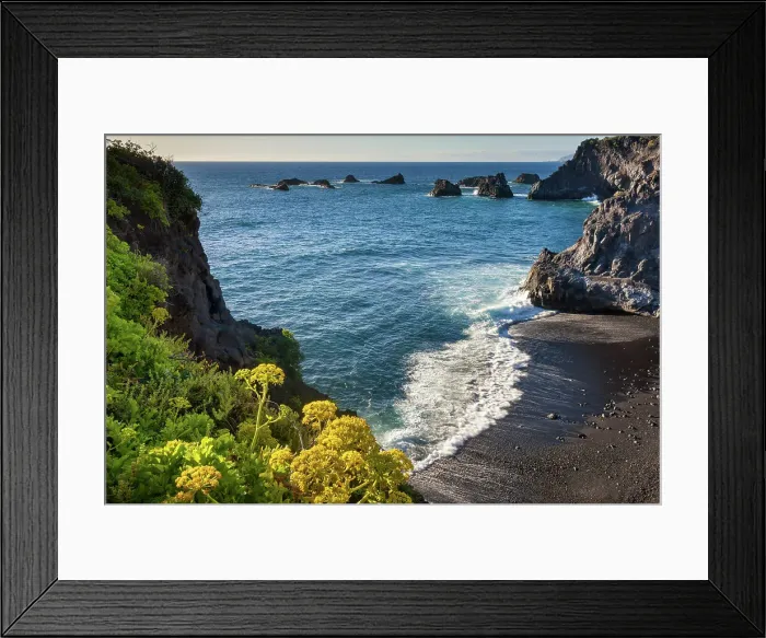 Framed Print : Spain, Canary Islands, La Palma, Playa Zamora