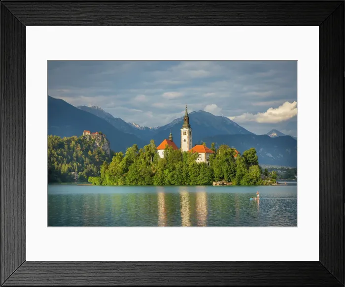 Framed Print : Lake Bled, Upper Carniola region, Slovenia Framed Print : Lake Bled, Upper Carniola region, Slovenia
