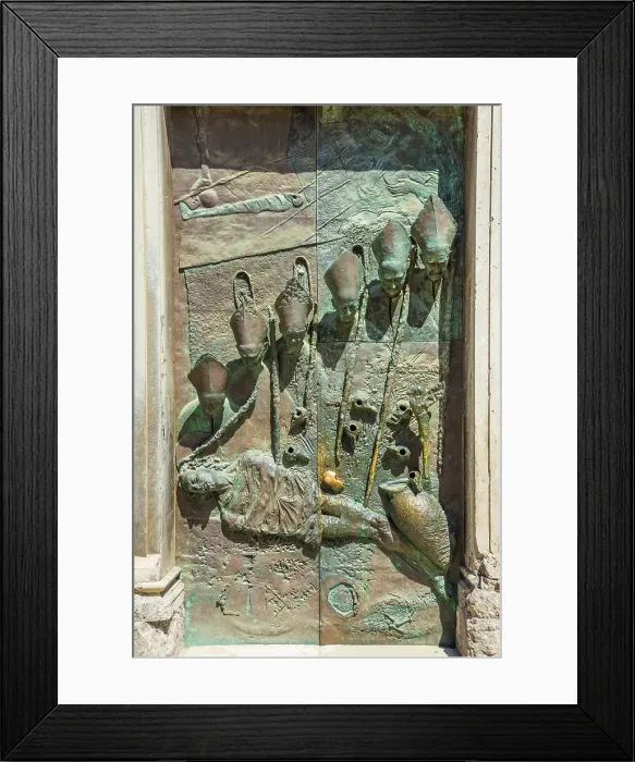 Framed Print : Door of Ljubljana Cathedral, Ljubljana, Slovenia Framed Print : Door of Ljubljana Cathedral, Ljubljana, Slovenia