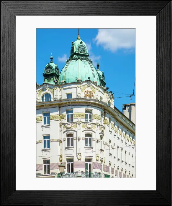 Framed Print : Grand Hotel Union, Miklosiceva cesta street, Ljubljana, Slovenia Framed Print : Grand Hotel Union, Miklosiceva cesta street, Ljubljana, Slovenia