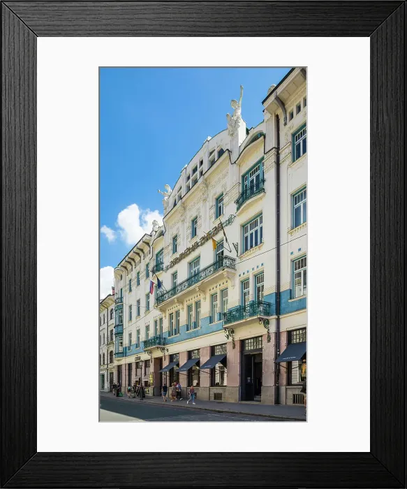 Framed Print : Zadruzna Zveza building, Miklosiceva cesta street, Ljubljana, Slovenia Framed Print : Zadruzna Zveza building, Miklosiceva cesta street, Ljubljana, Slovenia