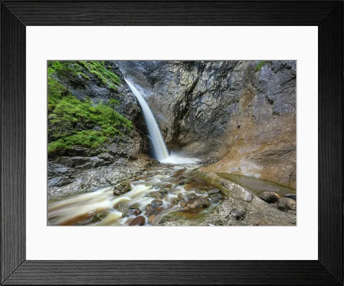 Framed Print : Switzerland, Canton Lucerne, UNESCO Biosphare Entlebuch, waterfall Framed Print : Switzerland, Canton Lucerne, UNESCO Biosphare Entlebuch, waterfall