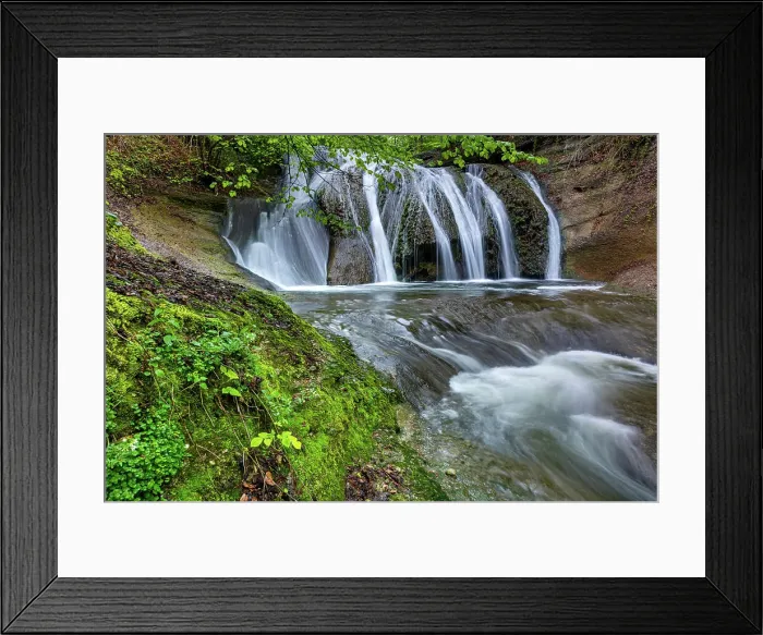 Framed Print : Switzerland, Canton Lucerne, waterfall Framed Print : Switzerland, Canton Lucerne, waterfall
