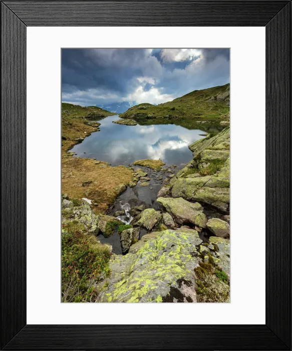 Framed Print : Switzerland, Canton of Glarus, UNESCO-Welterbe Tektonikarena Sardona, Fessis lake Framed Print : Switzerland, Canton of Glarus, UNESCO-Welterbe Tektonikarena Sardona, Fessis lake