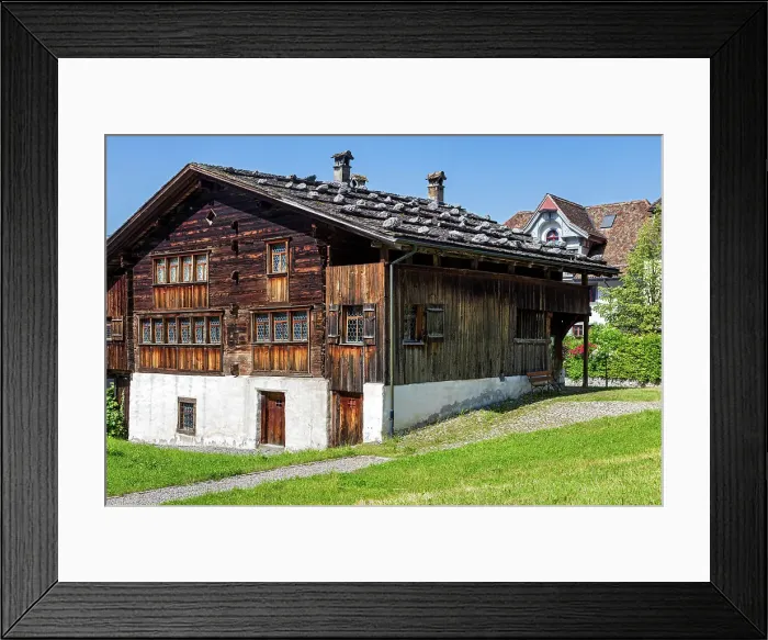 Framed Print : Switzerland, Canton of Schwyz, Bethlehem house Framed Print : Switzerland, Canton of Schwyz, Bethlehem house