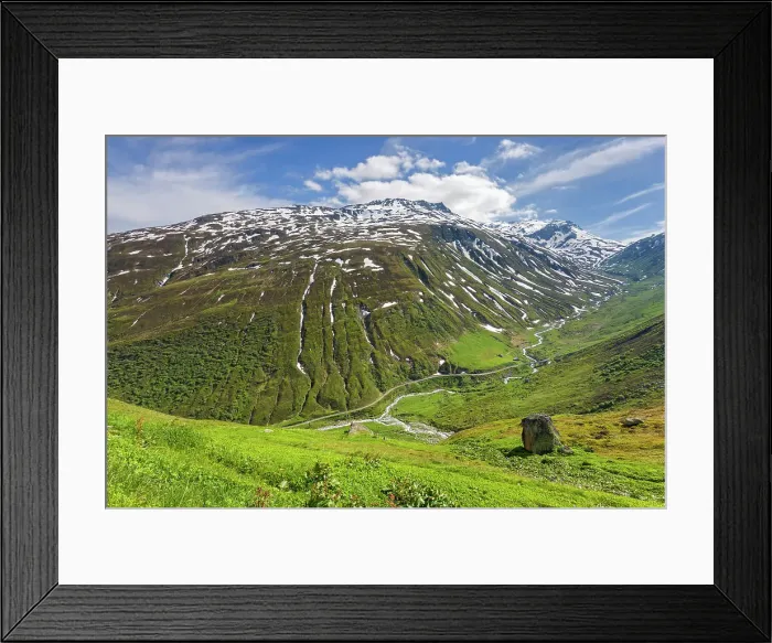 Framed Print : Switzerland, Canton of Uri, Furka pass Framed Print : Switzerland, Canton of Uri, Furka pass