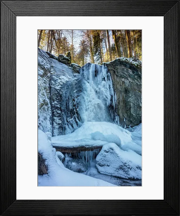 Framed Print : Switzerland, Canton of Zug, Mulibach waterfall Framed Print : Switzerland, Canton of Zug, Mulibach waterfall