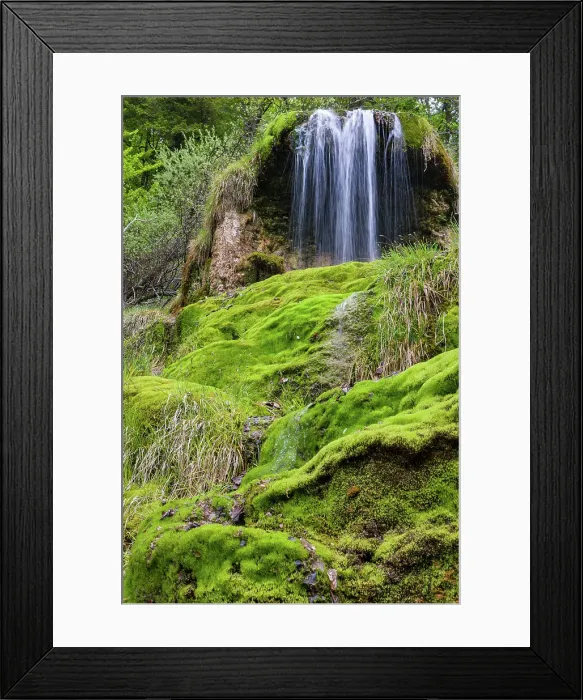 Framed Print : Switzerland, Canton Zurich, Tosstal, waterfall, tuff Framed Print : Switzerland, Canton Zurich, Tosstal, waterfall, tuff