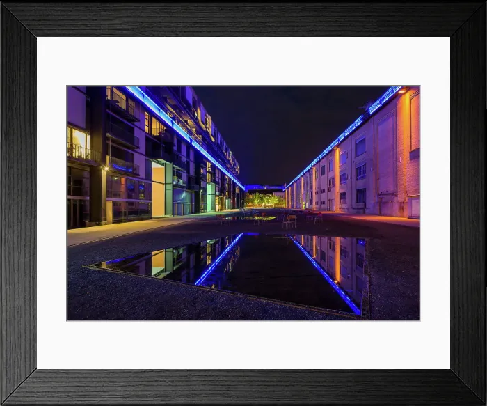 Framed Print : Switzerland, Canton Zurich, before industrial building-now residential building Framed Print : Switzerland, Canton Zurich, before industrial building-now residential building