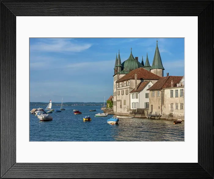 Framed Print : Switzerland, Canton of Thurgau, Turmhof castle, Lake Constance Framed Print : Switzerland, Canton of Thurgau, Turmhof castle, Lake Constance