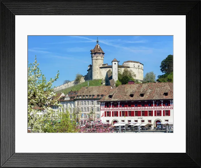 Framed Print : Switzerland, Canton of Schaffhausen, Munot castle Framed Print : Switzerland, Canton of Schaffhausen, Munot castle