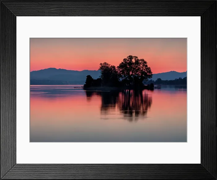 Framed Print : Switzerland, Canton Zurich, Lake Zurich, island Framed Print : Switzerland, Canton Zurich, Lake Zurich, island