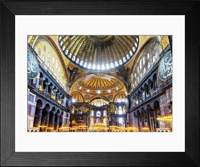 Framed Print : Hagia Sofia (Byzantine basilica and UNESCO World Heritage Site), Sultanahmet, Istanbul, Turkey Framed Print : Hagia Sofia (Byzantine basilica and UNESCO World Heritage Site), Sultanahmet, Istanbul, Turkey