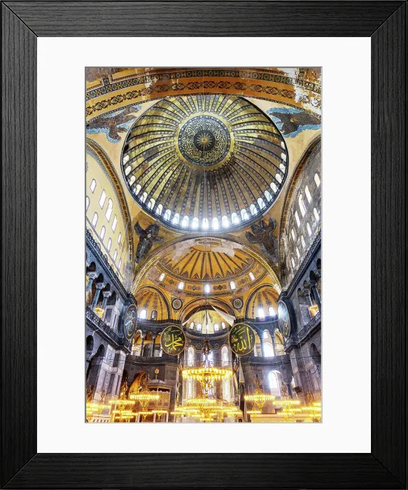 Framed Print : Hagia Sofia (Byzantine basilica and UNESCO World Heritage Site), Sultanahmet, Istanbul, Turkey Framed Print : Hagia Sofia (Byzantine basilica and UNESCO World Heritage Site), Sultanahmet, Istanbul, Turkey