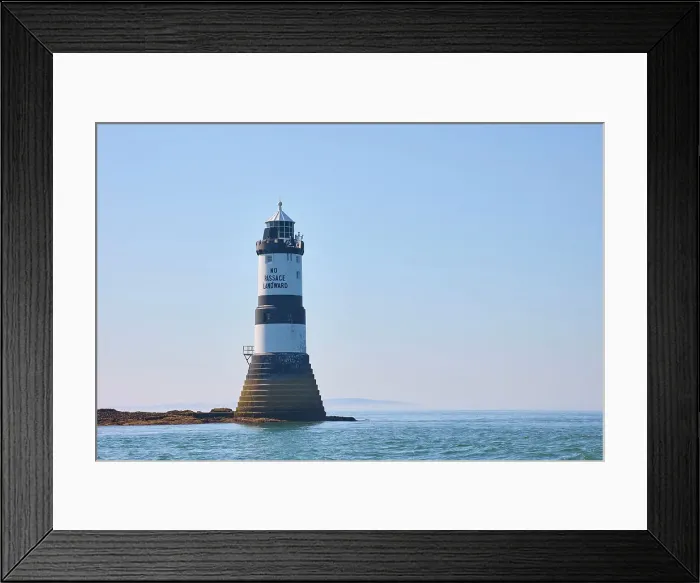 Framed Print : UK, Wales, Anglesey, Penmon Lighthouse Framed Print : UK, Wales, Anglesey, Penmon Lighthouse